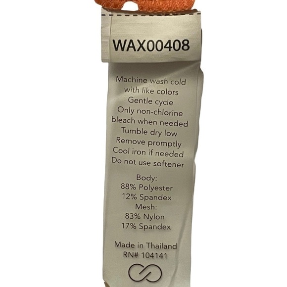 𝅺CALIA triangle racer back tank peach. Small - Picture 4 of 8